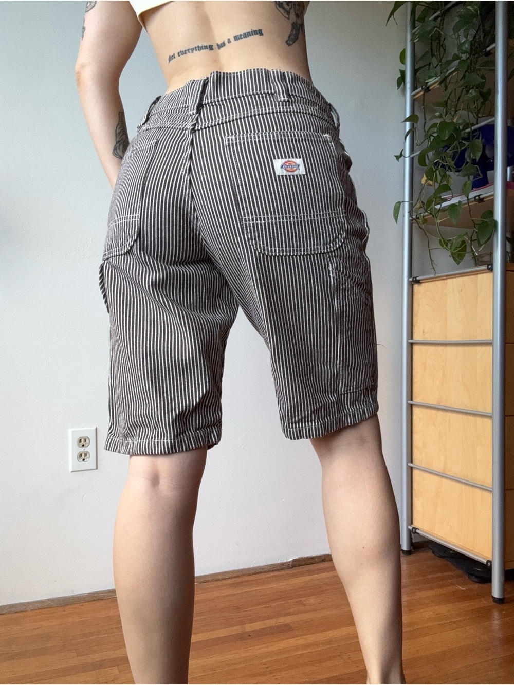 Dickies Brown Striped Cargo Jorts